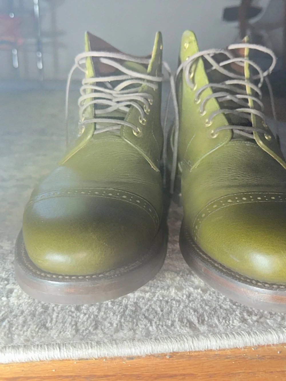 Grant stone garrison 9eee olive Minerva men’s boots